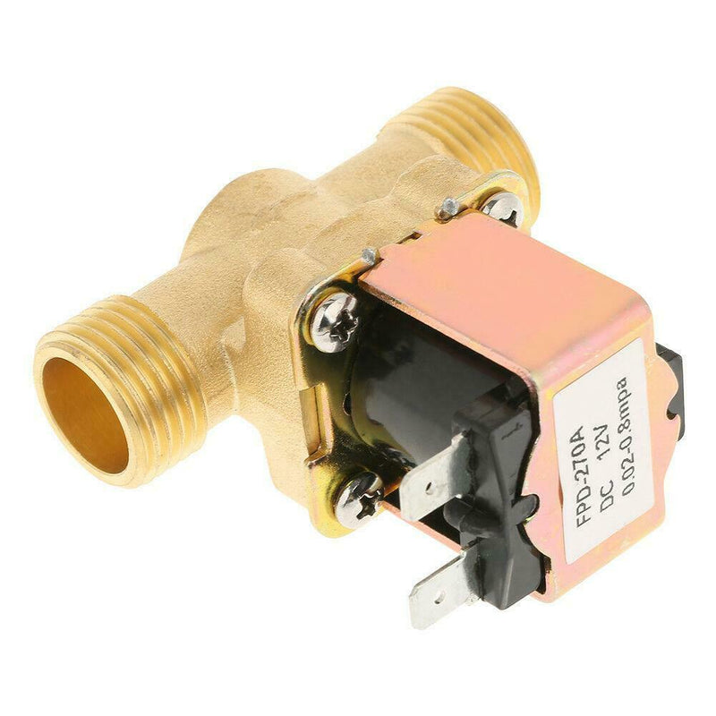 DC 12V Normally Closed Brass Electric Solenoid Valve for Water Control