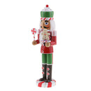 36CM Xmas Christmas Traditional Style Nutcracker Wooden Guard Decoration C