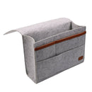 Felt Bedside Caddy Storage Bag- Bed Skirt Storage Pocket Organizer For Bedr C4N6