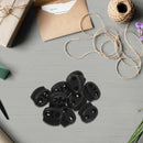 10 pieces of plastic, 8.5 x 6.5 mm, rope cord stopper ends plug snap hook b