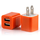 Color 2 Ports USB Output 5V Wall Charger Plug Travel Power Adapter PhoneB_kz