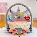 Baby Sofa Support Seat Cover Learning To Sit Chair Case No Filler (Grey)