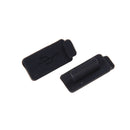 10pcs Black PC Laptop USB Plug Cover Stopper Rubber Soft Silicon Dust Cap 3c