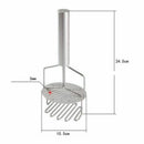 New Kitchen Potato crusher Mashed Potatoes Device Bilayer Mud Salad Fruit V R5N4