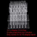 32 Tips   Sticks Nail Art Clear Tips Display Stand Nail Polish Training Too Bj