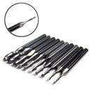 10pcs 1/1.5/2.0/2.5/ 3.175mm Carbide End Mill Set Milling Cutter Hardness  WNN