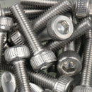 250Pcs M3 Stainless Steel Hexagon Socket Head Screws & Nuts 0.5(Pitch) Set  D9Y2