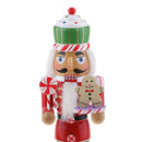 36CM Xmas Christmas Traditional Style Nutcracker Wooden Guard Decoration C
