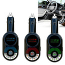 Car FM Transmitter Wireless USB Car Charger SD TF MP3 Player (Green)