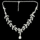 Wedding Party Bridal Bridesmaid Flower Crown Tiara+Necklace Earring Set Q6B9