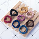 Women's Elastic Hair Ties Band Rope Ring Ponytail Holders Hair Band Scrunchies