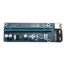 USB 3.0 PCI-E Express 1x to16x Extender Riser Card Adapter SATA Power Cable