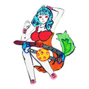 Metal Cutting Dies Stencil for DIY Scrapbooking Photo Album Struggling Girl