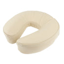 Soft Face Cradle Cushion Head Rest Massage Sponge Pillow PU Leather Cover