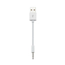 3.5mm Auxiliary Jack to USB 2.0 Male Converter Cord & Aux Male to USB 2.0 Female