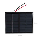 12V 1.5W Solar Panel Epoxy Polycrystalline Silicon DIY Battery Power Charge A