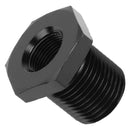 Black Aluminum Alloy Threaded Oil Filter Connector Adapter for Automotive Car