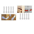 10x Safety Lock Baby Child Safety Care Plastic Lock Door Cabinet Cupboard Toilet