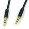 3.5mm Male to Male Jack 4 Pole Extension Aux Audio Coiled Spiral Cable 1.5M P5W2