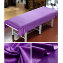 Durable Velvet Cosmetic Table Cover Massage Bed Flat Sheet Linen 31x75 inch