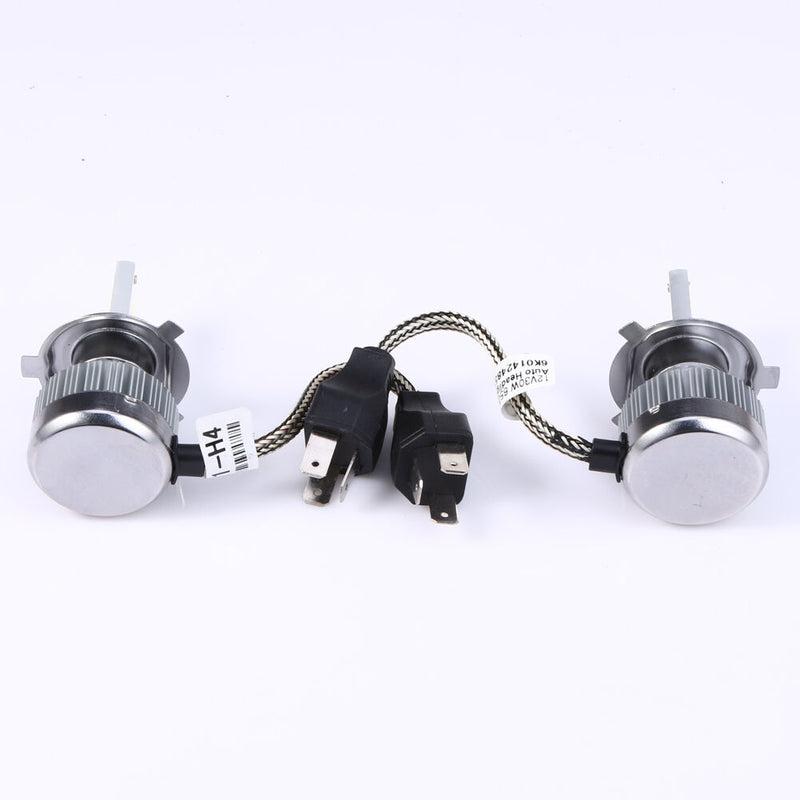H4 LED Light Headlight Vehicle Car Hi/Lo Beam Bulb Kit 6000k 60W 6000LM White