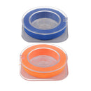 2pcs Rod Building Wrapping Thread Guide Ring Wrapping Line Blue,Orange 55yds