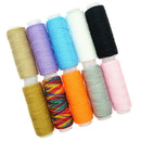 10pcs/Set Rainbow Polyester Sewing Threads Spools 54 Yards/Roll All Purpose