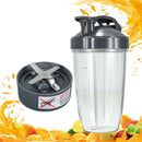 3Pcs Stainless Steel Plastic For Cross Blade 24 For Oz Mixing Cup Flip Lid