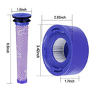 2 Pack Replacement for Dyson V8 Pre Filter+Hepa Post Filter,Compatible Dyso