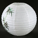 35cm Lamp Shade Paper Lantern Oriental Style Light Decoration, Bamboo O5A8