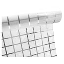 Privacy Check Home Bedroom Bathroom Glass Window Film 45*200cm translucent A8Q6