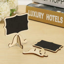 10 X Mini Easel Chalk Black Board Wedding Place Name Holder Cafe Table Number3c
