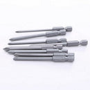 8pcs 75mm Magnetic Long Hex Cross Head Screwdriver Bits Electric Screwdrive