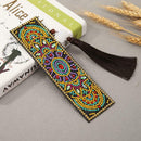 DIY Special Shaped Diamond Painting Creative Leather Tassel Bookmark Gift