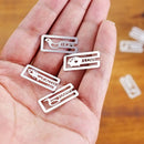 20 Pcs Mini Metal Bookmarks Office School  Book Note Clip with Cute Case Box LJ