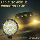 9LED Work Lamp 27W 1620LM 6500K Waterproof Round Car Truck Mini Spotlight
