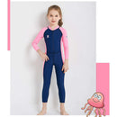 Dive&Sail M Dark Blue New Long Sleeve Wetsuit Kids One Piece Swimsuit Divin