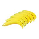 6pcs plastic simulation bananas yellow V1J5