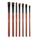 Rancai 7Pcs Eyeshadow Brushes Set Natural Horse Pony Hair Cosmetics Blendin