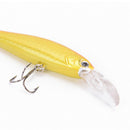 9.4g/10cm fishing lures baits floating bass crankbai popper hard lures hook 8