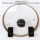 2pcs Restaurant Wall Mounted Multipurpose Iron Art Cutting Board Pot Lid Holder