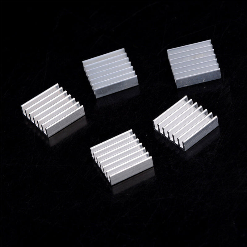 5pcs Aluminum Heat Sink for LED Power Memory Chip 20*20*6mm FEA Gw