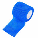 6 PCS First Aid Medical Self-Adhesive Elastic Bandage Gauze Tape (Blue, 5cm