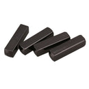 4pcs luxury metal aglet shoelace screw replacement color: Black gun