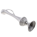 European Style Retro Pewter Plated Metal Flower Vase Bottle Jug for Home