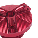 Motorcycle Oil Cap Cover Engine Cap Cover CNC Fit for Kawasaki 2019 Red