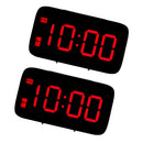 2x Home LED Digital Alarm Clock - USB/Battery Powered, Large Night Light, Alarm,