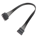 30CM SATA 15Pin Male to Female Power Cable HDD SSD Power Supply Ca Hn