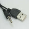 51cm Length Mini 5 Pin Male to 3.5mm Aux + Standard USB Charging Audio Cable