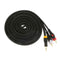 1Pcs Metal 3.5mm Stereo Jack to 2 RCA Phono Plug Audio Cable Adapter Wire 3meter